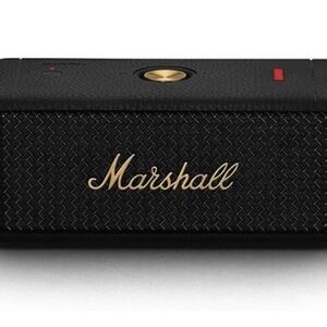 Marshall Black and Gold Bluetooth Speaker.Emberton 11.